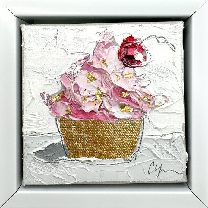 “Petite Sweet Tooth III”  4x4 Oil on Canvas